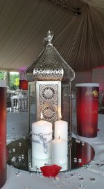 Lanterne orientale argent