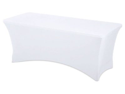 fete anniversaire mariage aid housse blanche lycra table buffet