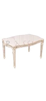 Table basse blanche