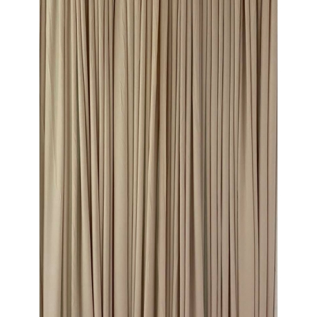 Rideau lycra champagne fête anniversaire mariage aid table basse or événement féérique magique rideau lycra champagne