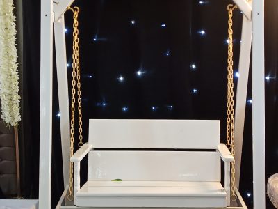 balançoire blanche personnalisable