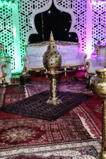 élément décoratif cuivre orientale