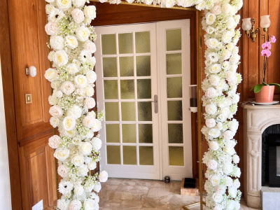 Arche fleurie rectangulaire