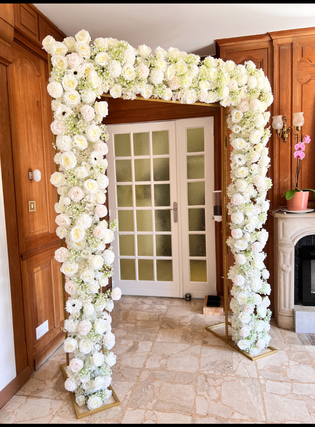 Arche fleurie rectangulaire Arche fleurie rectangulaire