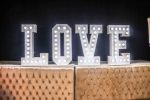 Lettre love lumineuse