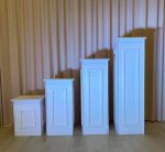 colonne mouluré blanche