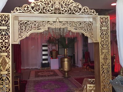 décoration entrée byzance or