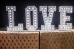 Lettre love lumineuse